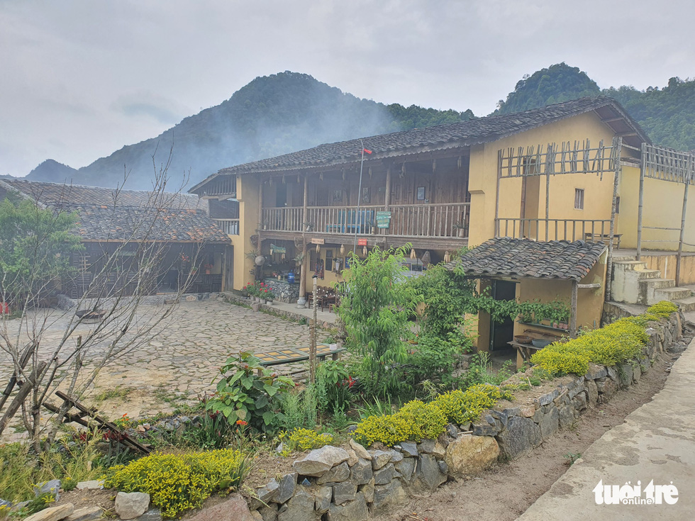 Lo Lo Chai Village, which lies under Dragon Moutain in Lung Cu Commune, Ha Giang Province, Vietnam. Photo: Nhu Binh / Tuoi Tre