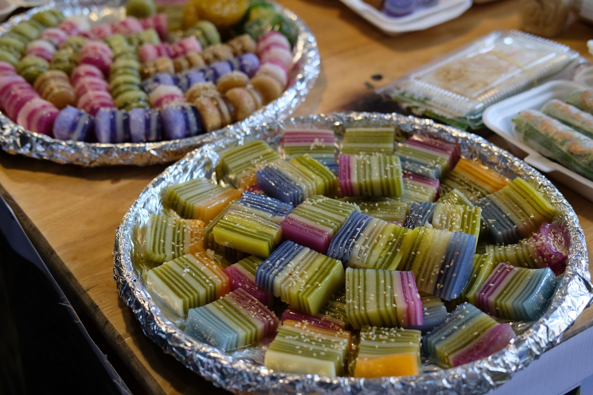 Desserts on display at a traditional snack festival in Can Tho City, Vietnam in April 2022. Photo: Photo: Tran Phuong / Tuoi Tre News