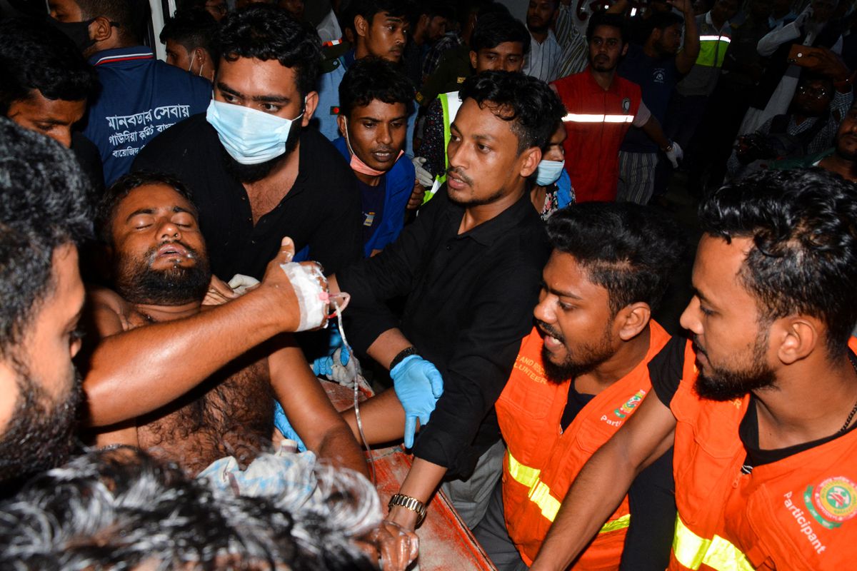 Sixteen killed, scores injured in Bangladesh container depot fire