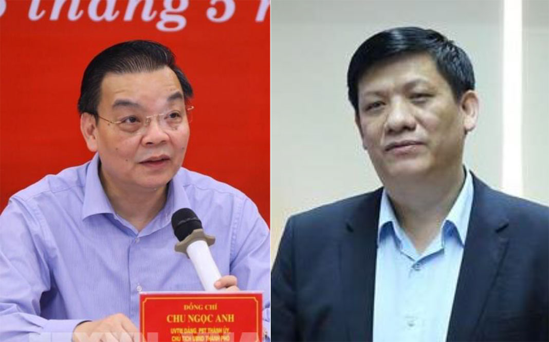 Nguyen Thanh Long, Chu Ngoc Anh arrested after removal from health minister, Hanoi chair posts