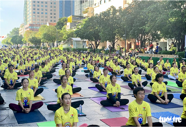 Over 1,000 attend 8th International Day of Yoga in Ho Chi Minh City