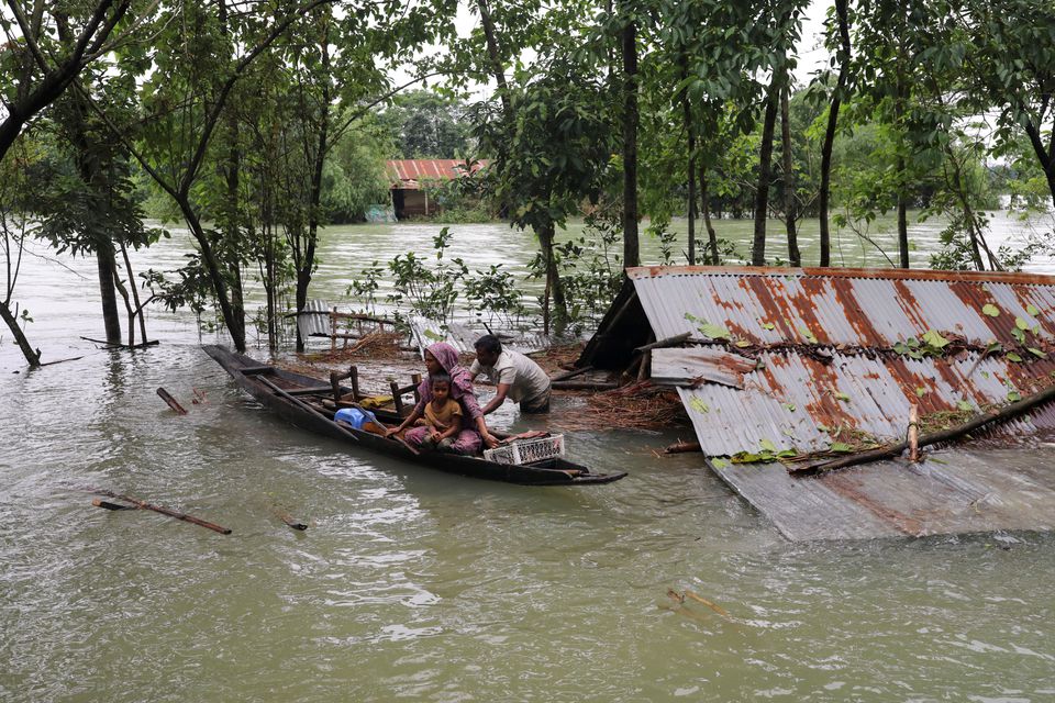 Rain-triggered floods in Bangladesh conjure climate warnings