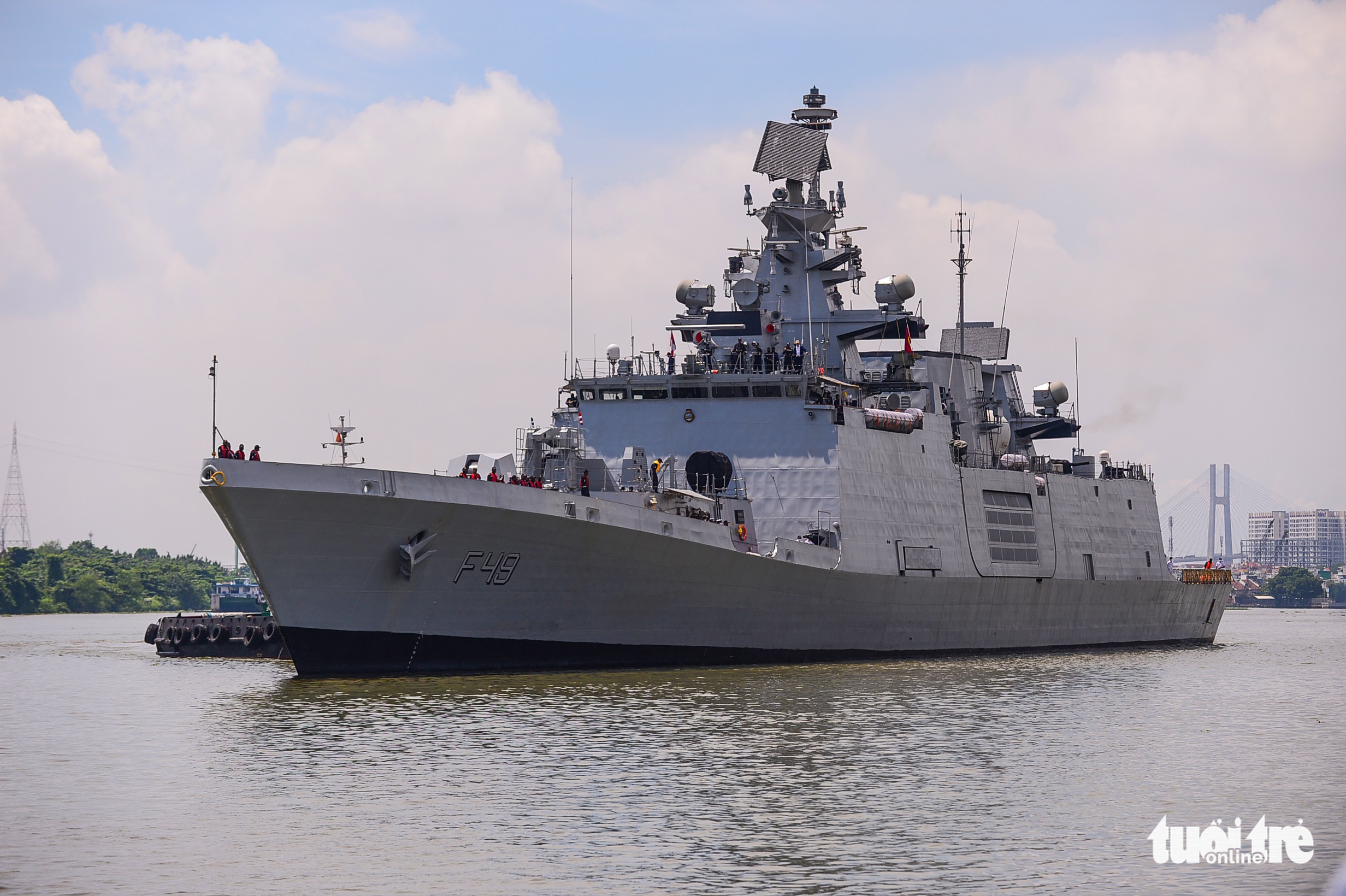 Indian naval ships begin three-day visit to Ho Chi Minh City