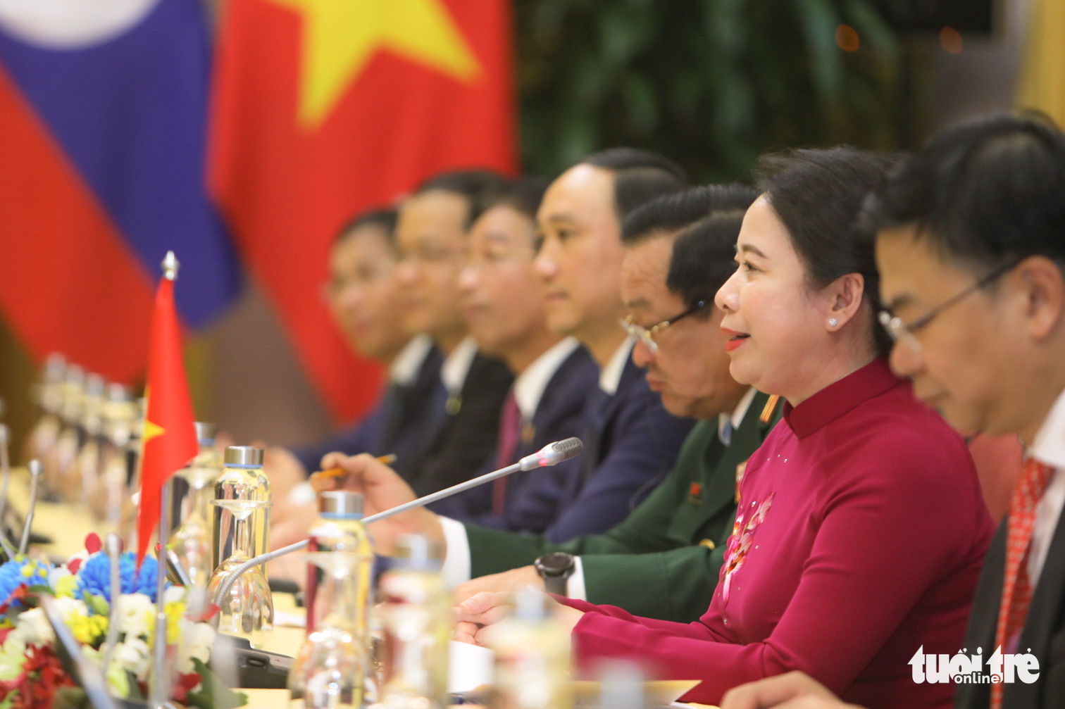Vietnamese Vice-State President Vo Thi Anh Xuan. Photo: Danh Khang / Tuoi Tre
