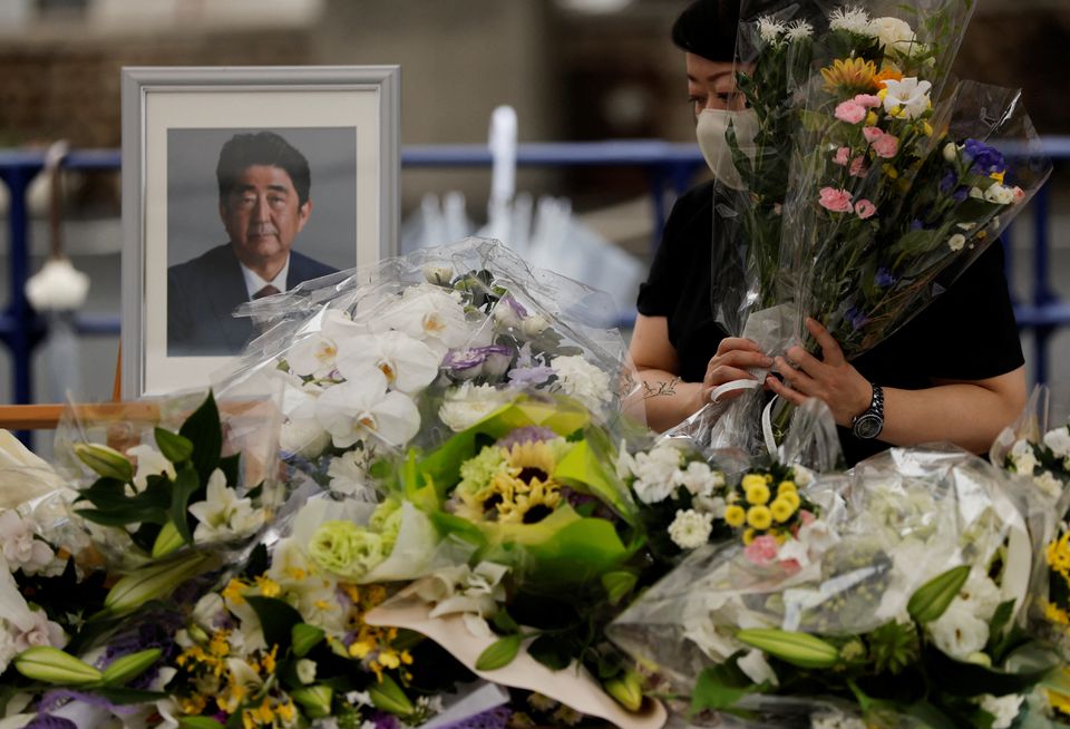 Japan decides to hold ex-PM Abe's state funeral on Sept 27, source says