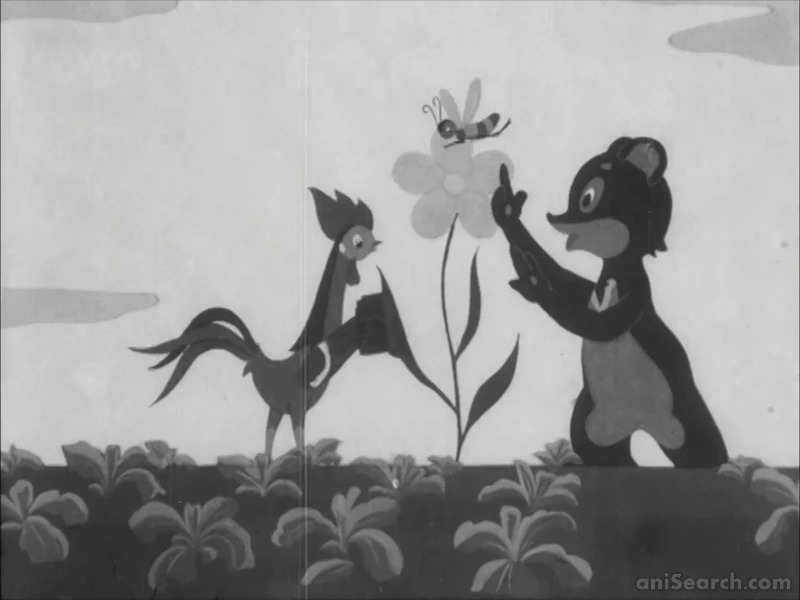 ‘Dang doi thang cao’ (The Fox Gets What He Deserves) is a 10-minute-long animated film that was produced by a group of Vietnamese artists in 1959. The film focuses on the friendship between the two main characters, Gau (Bear) and Ga (Chicken). Photo: Supplied