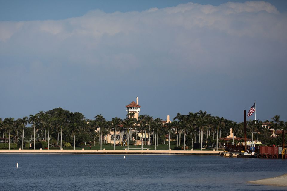 Former U.S. President Donald Trump's Mar-a-Lago resort is seen in Palm Beach, Florida, U.S., February 8, 2021. Photo: Reuters
