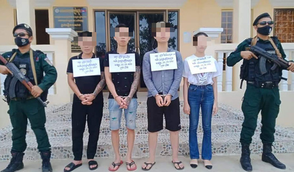4 Vietnamese arrested in Cambodia for drug-related crime