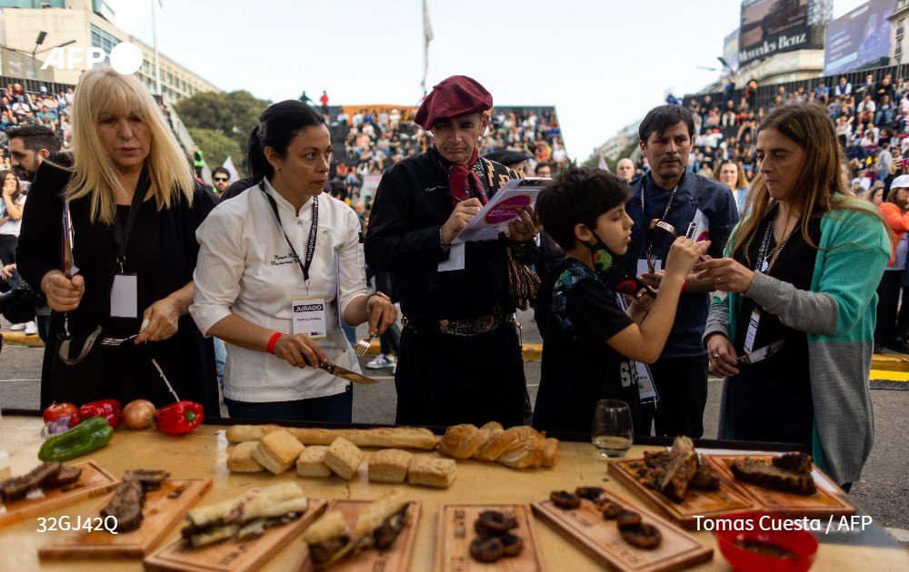 The competition will be judged based  on how the cooks execute their own specialized techniques for meat-grilling, a tradition common throughout southern South America. Photo: AFP