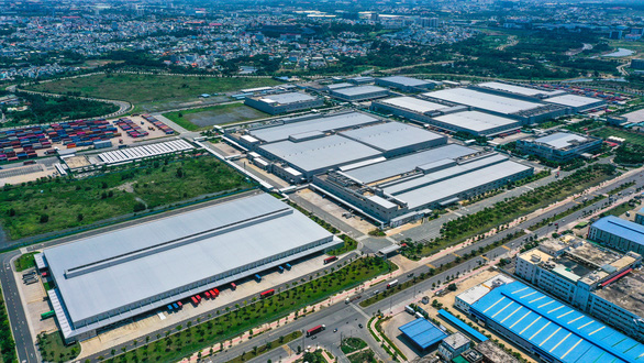 A factory complex run by South Korea’s Samsung in the Hi-Tech Park in Thu Duc City, Ho Chi Minh City, Vietnam. Photo: Quang Dinh / Tuoi Tre
