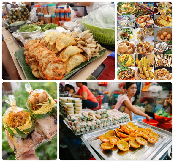 These supplied photos show some of Vietnam’s special street food.