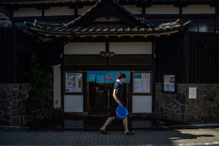 Japan's number of bath houses has plunged to around 1,800 from a peak of nearly 18,000 in the late 1960s. Photo: AFP