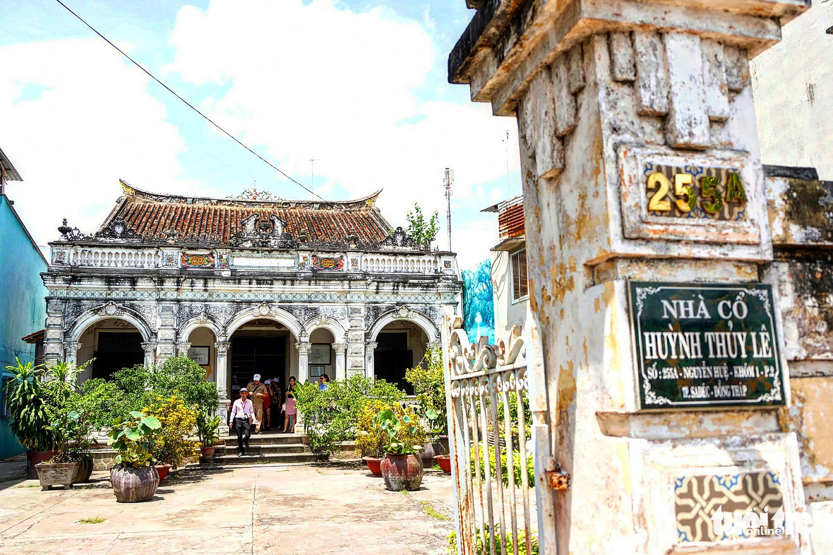 Huynh Thuy Le ancient house in Sa Dec City, Dong Thap Province, Vietnam. Photo: Gia Tien / Tuoi Tre