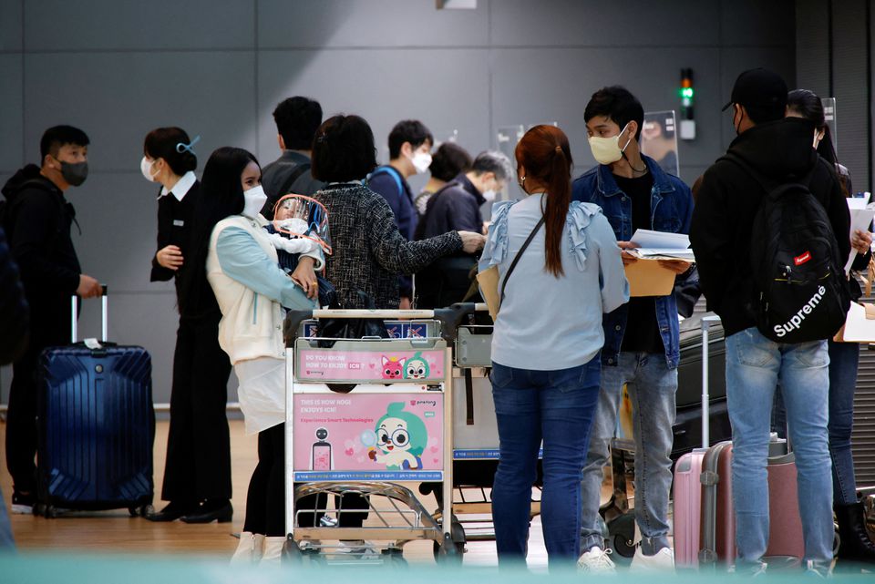 S.Korea to end pre-departure COVID test requirement for international arrivals