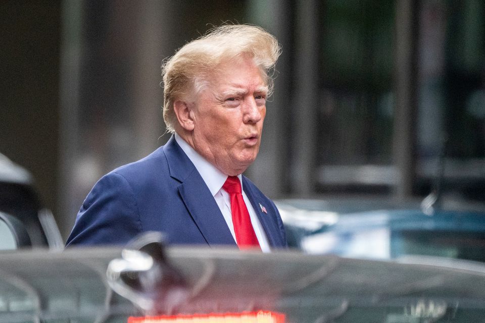 Donald Trump departs Trump Tower two days after FBI agents searched his Mar-a-Lago Palm Beach home, in New York City, New york, U.S., August 10, 2022. Photo: Reuters