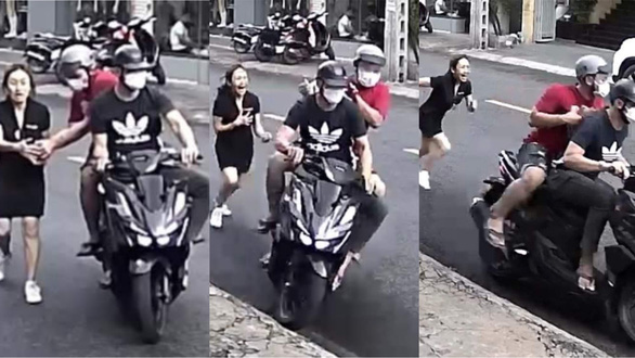 Ho Chi Minh City police hunting for two who snatched wallet, phone from woman on street