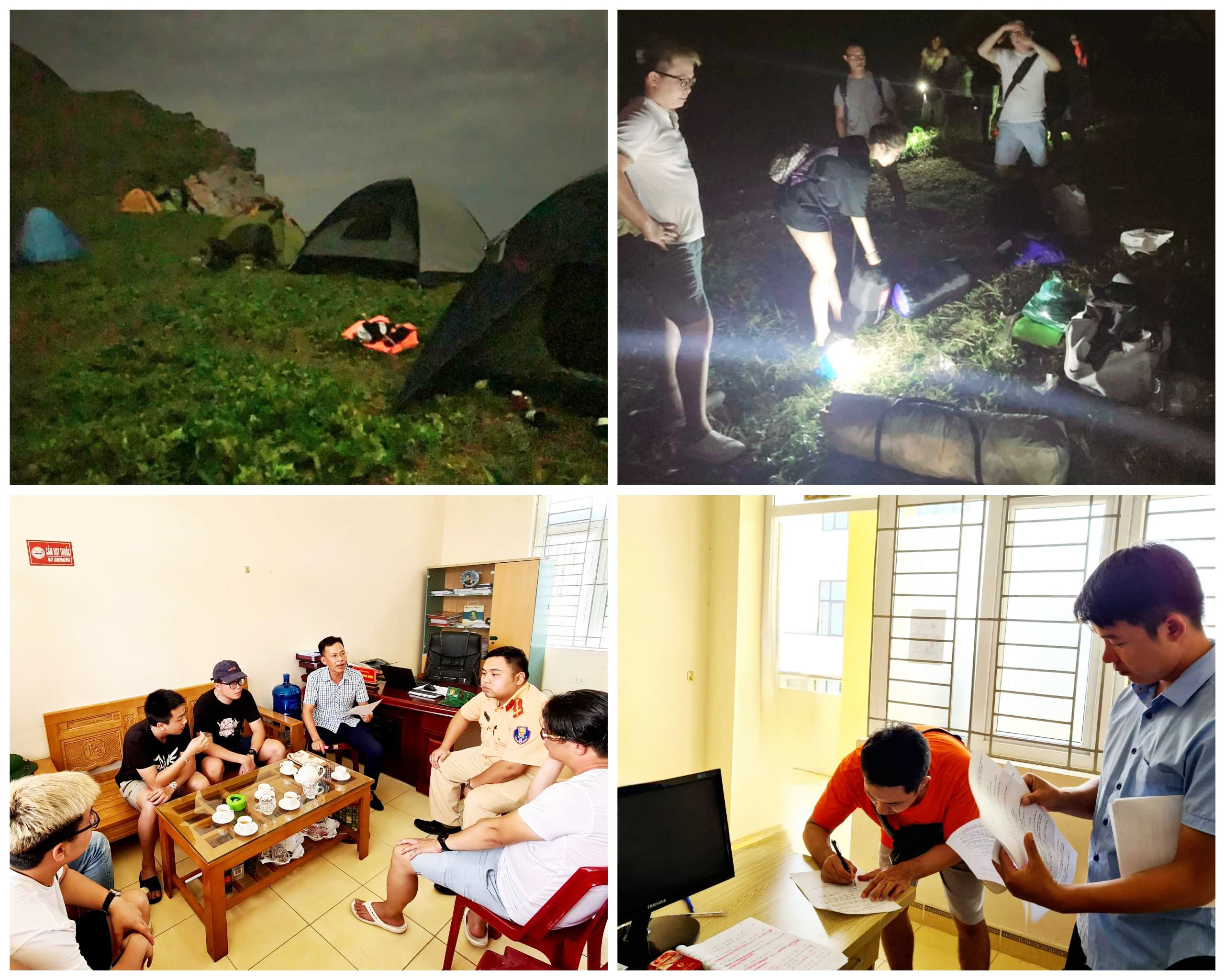 12 tourists fined for illegal camping on border island in northern Vietnam