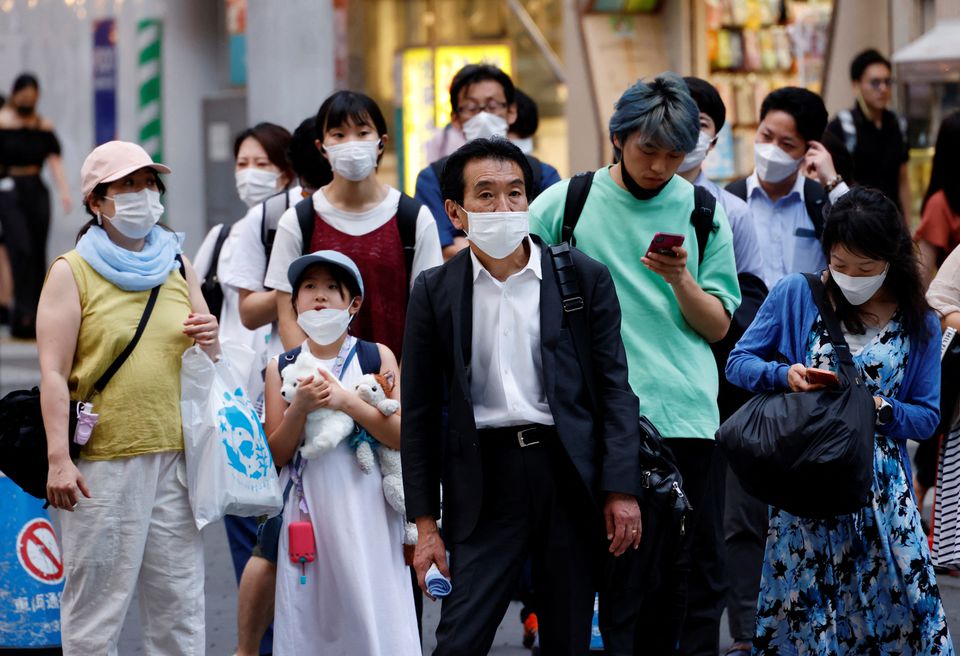 Japan weighs plan for ban on hotel guests without masks: media