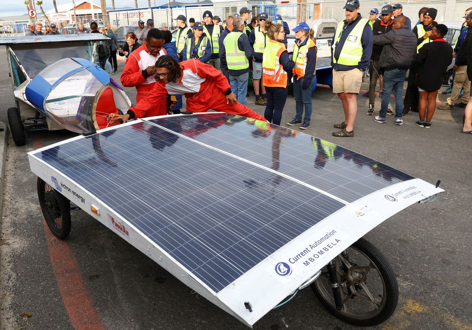 South Africa's local team joins a solar car race