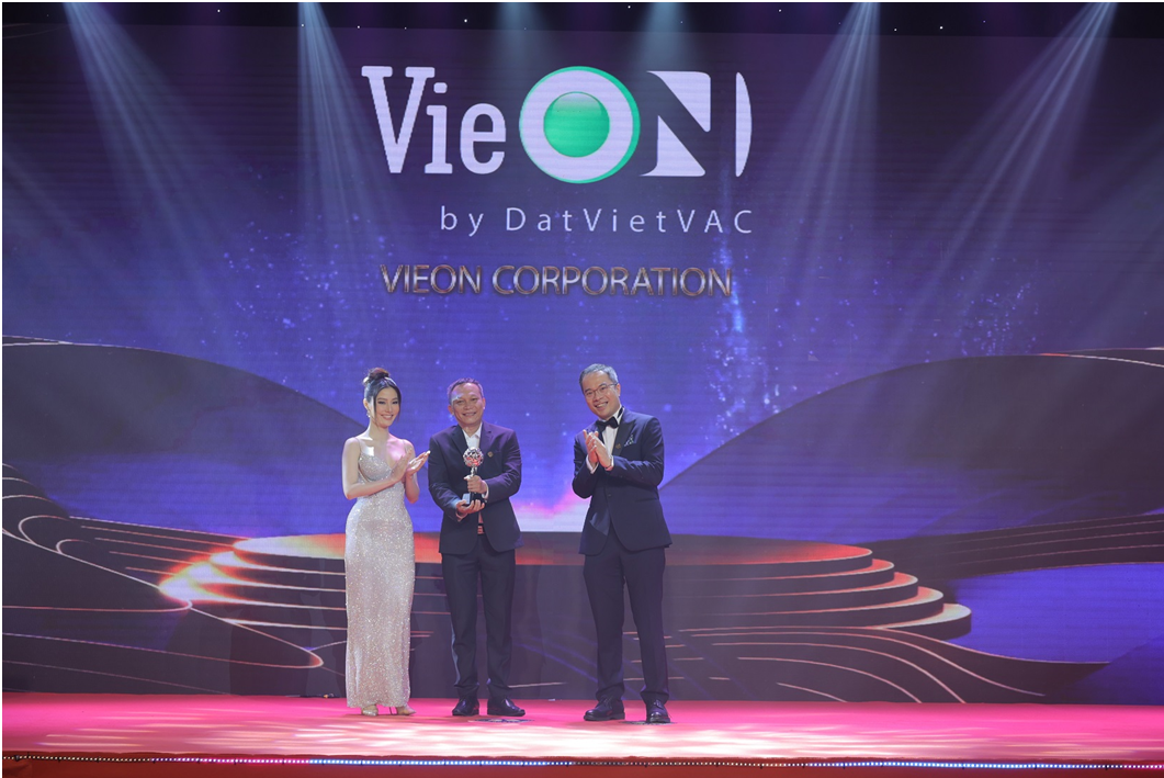<em>VieON App claimed the Inspirational Brand category at the 2022 Asia Pacific Enterprise Awards.</em>