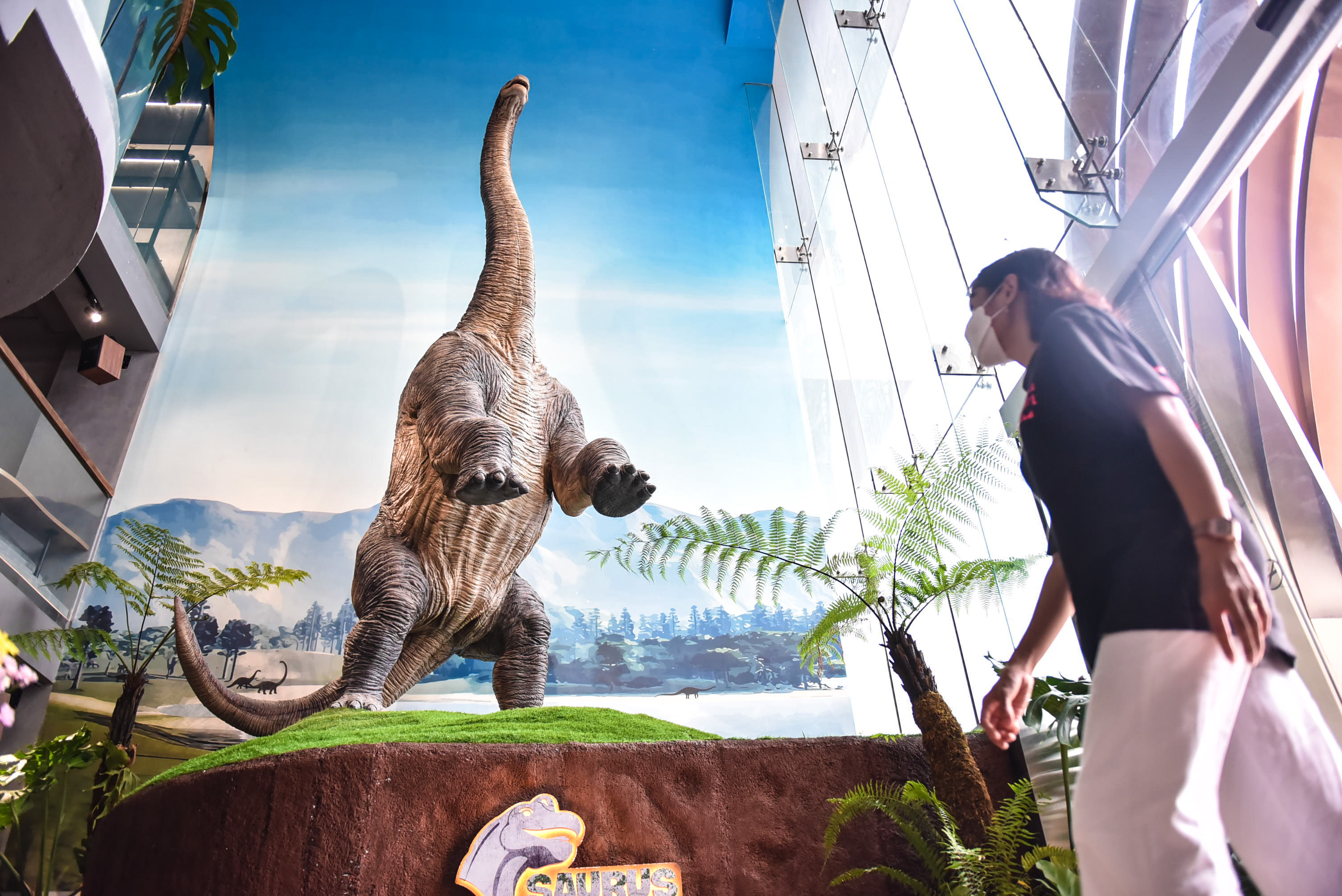 Into the Jurassic World: Ho Chi Minh City cafe transports guests into the past with 200 dinosaur models