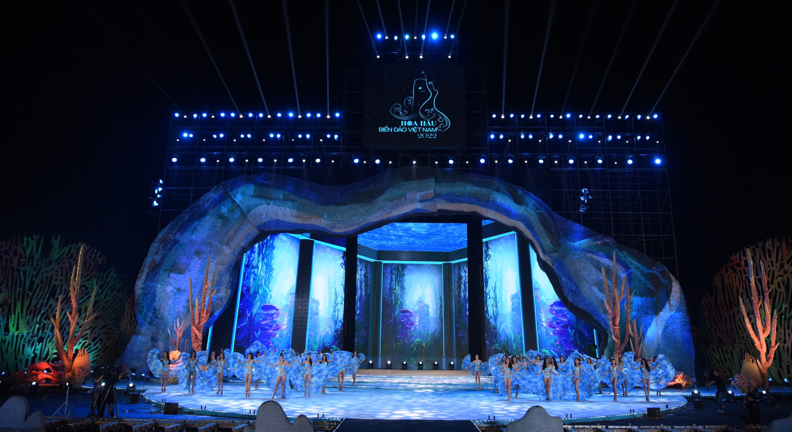 The final night of Miss Sea Island Vietnam 2022 in Quang Ninh Province, Vietnam, October 22, 2022 in this photo supplied by the organizing board