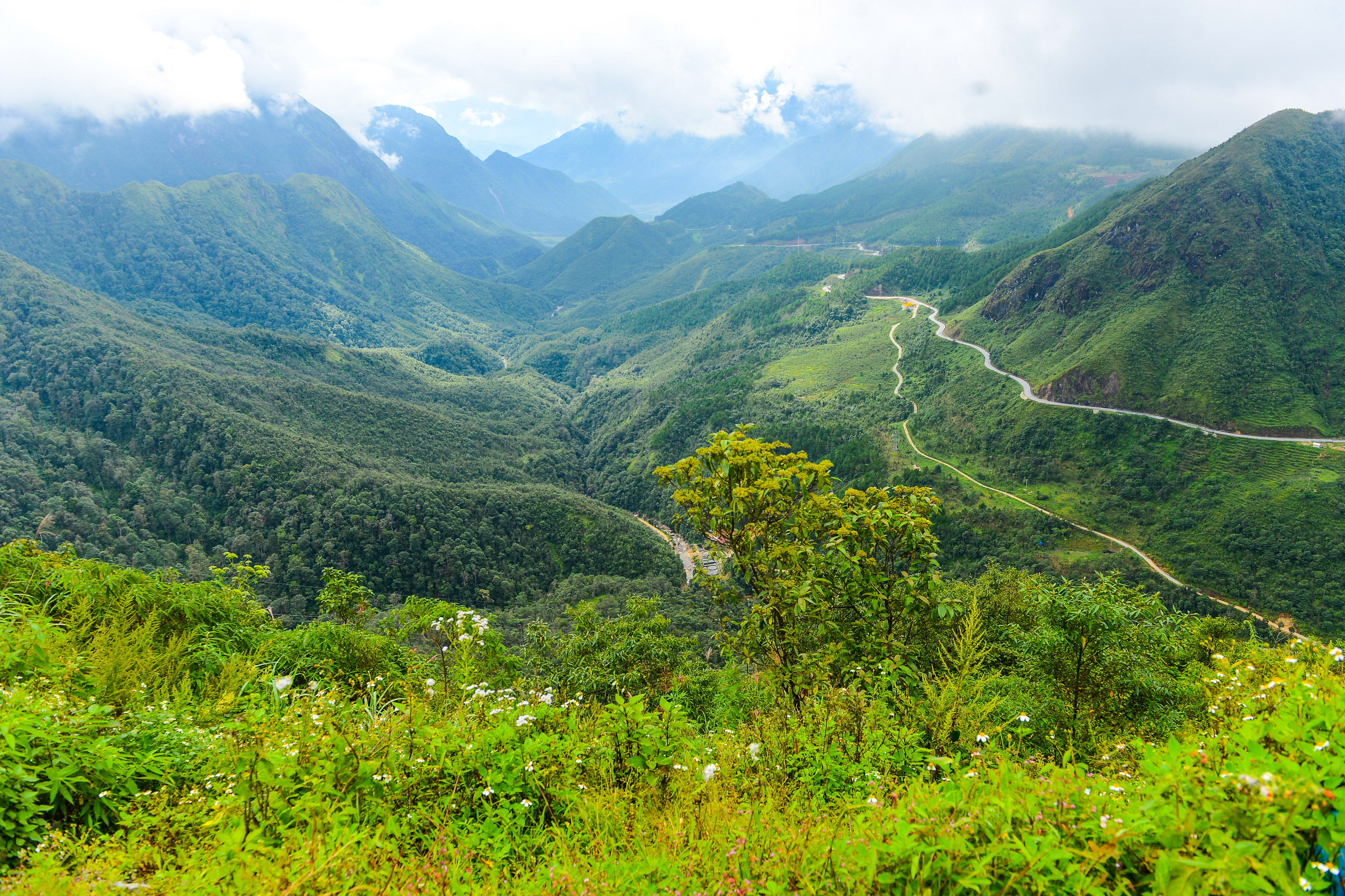 O Quy Ho Pass in the border of Lai Chau and Lao Cai provinces, VIetnam. Photo: Quang Dinh / Tuoi Tre News