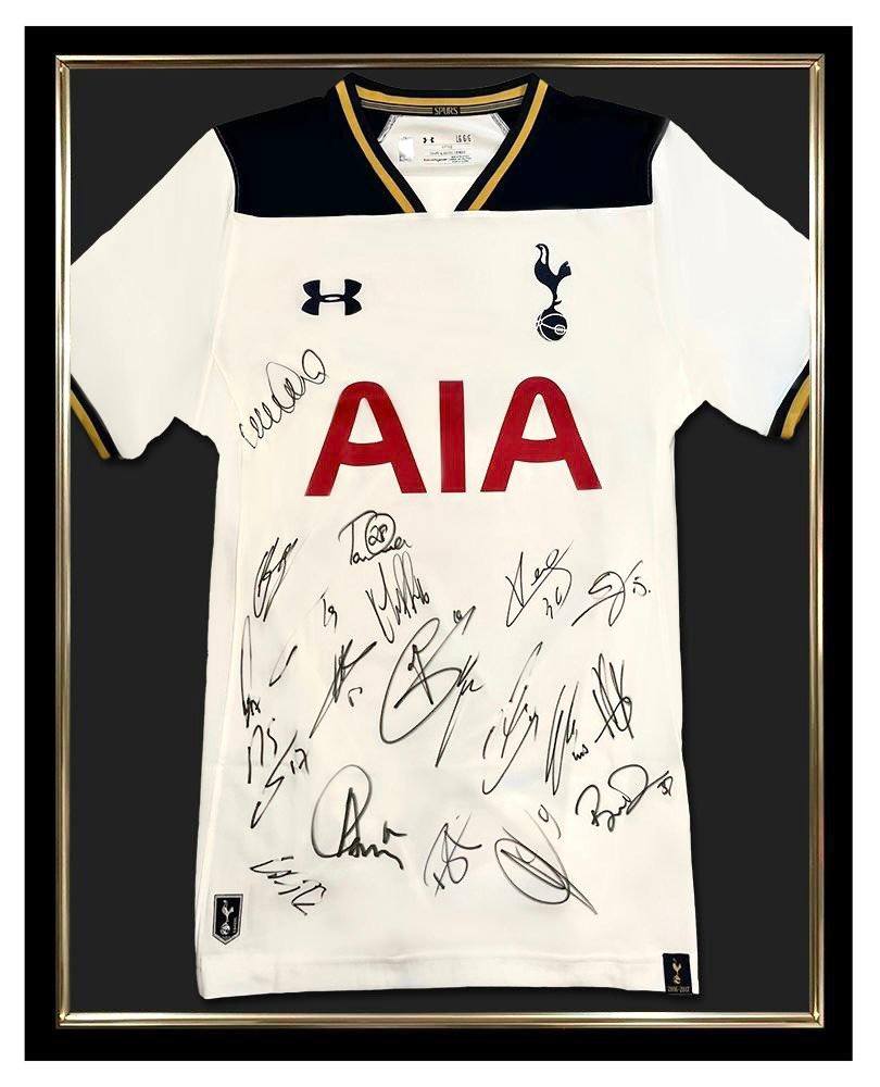 Signed Tottenham Hotspur Shirts And Photos