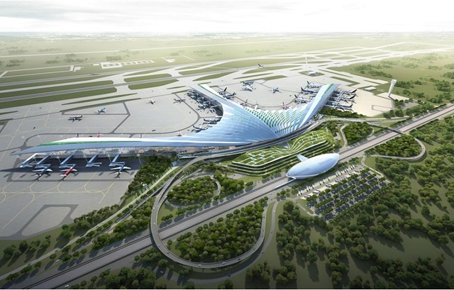 The model of Long Thanh International Airport