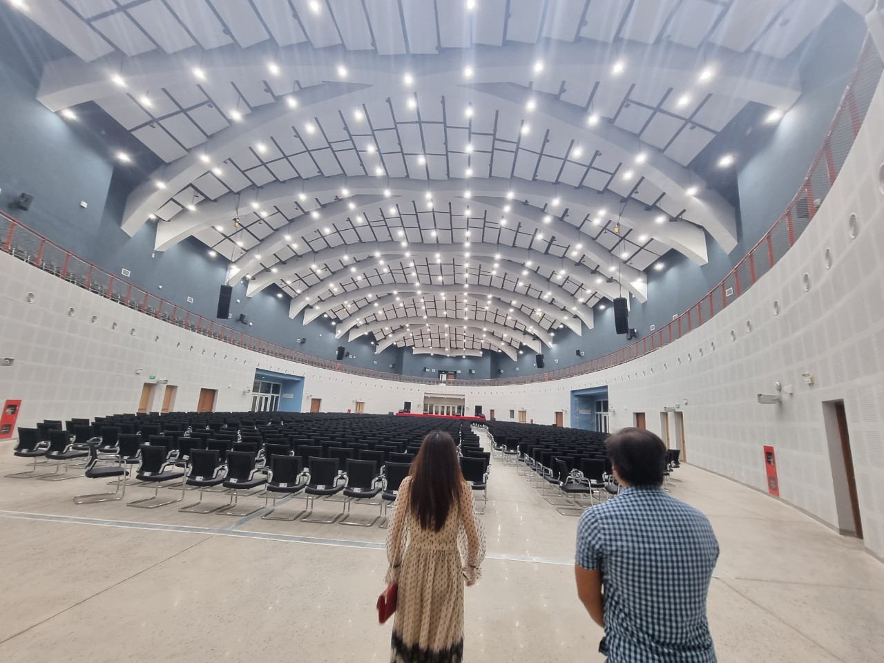 A conference hall at the Vietnamese - German University in Binh Duong Province, Vietnam. Photo: Ba Son / Tuoi Tre