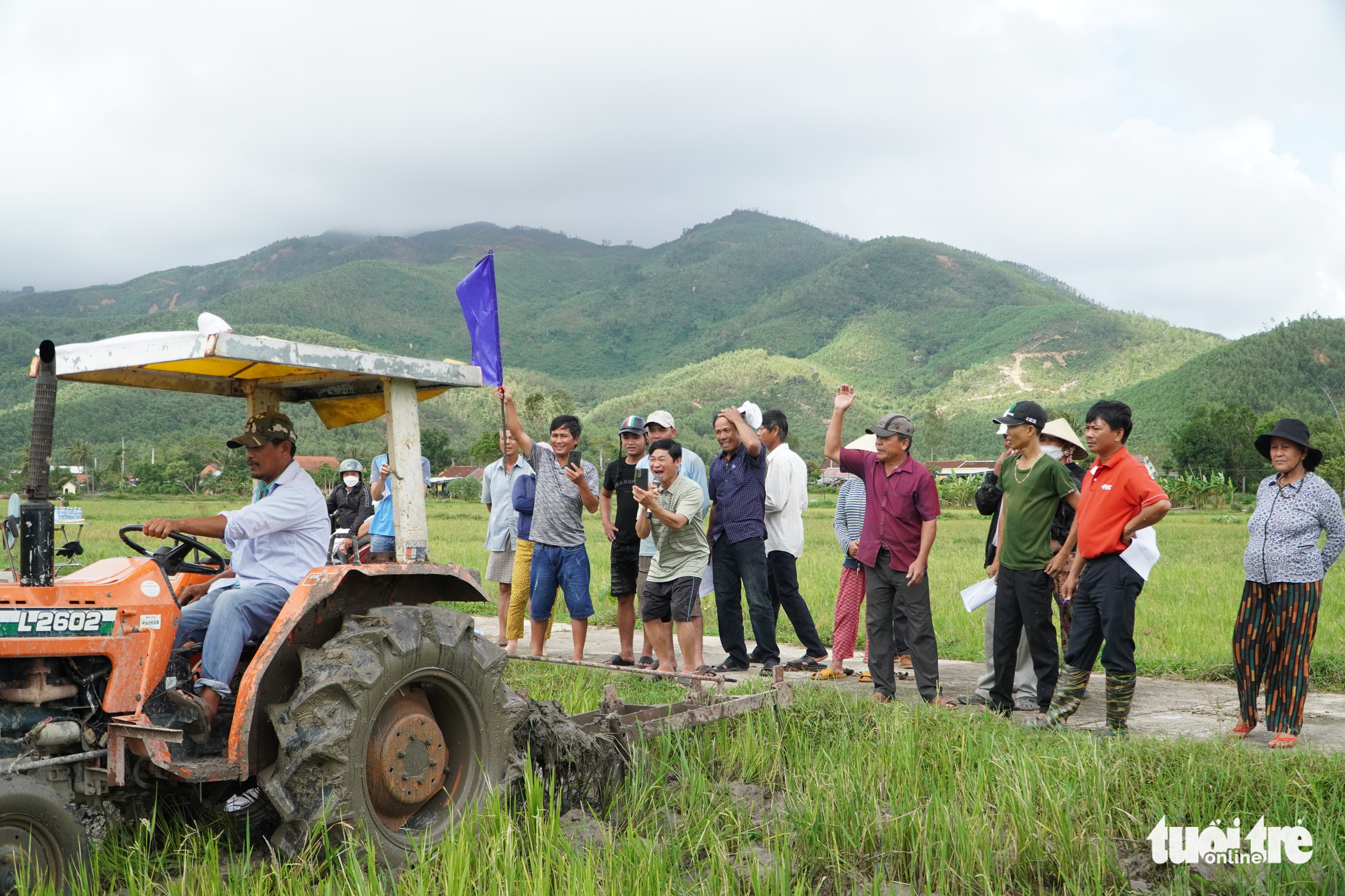 Farmers partake in plowing competition in central Vietnam