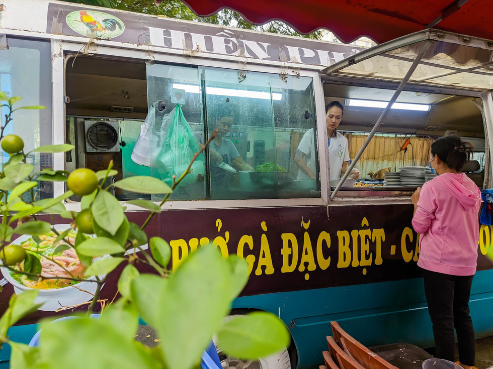 This eatery in Hanoi prepares its pho in an old coach