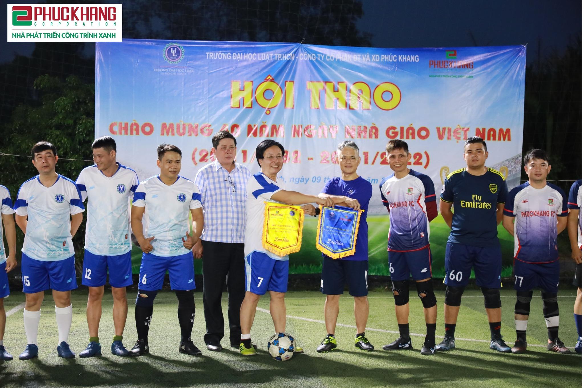 A sports competition between Phuc Khang Corporation and the Ho Chi Minh City University of Law.