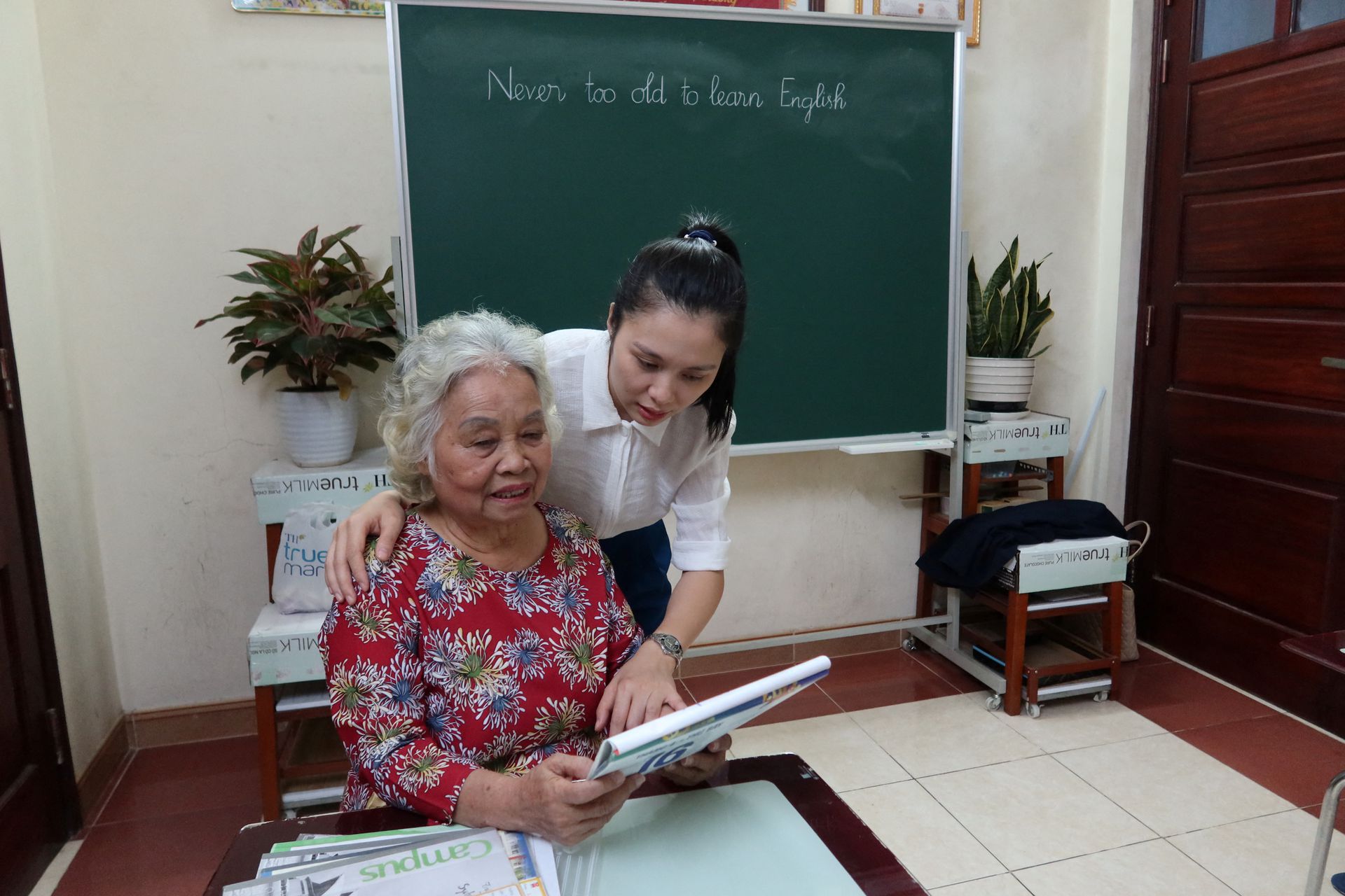 'Never too old to learn English,' say Vietnam's grannies