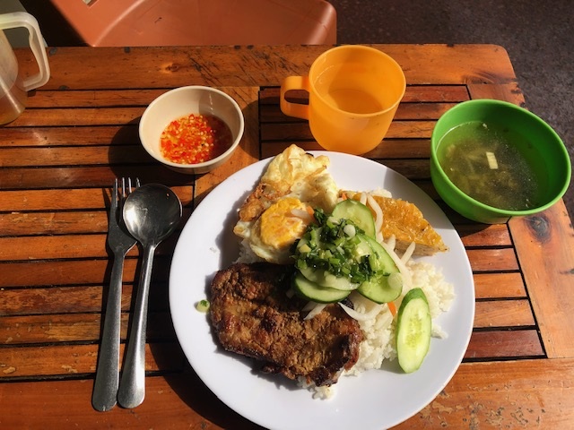 A plate of com tam served at Cơm Tấm Cô Cám eatery in District 1, Ho Chi Minh City. Photo: Liam Langan