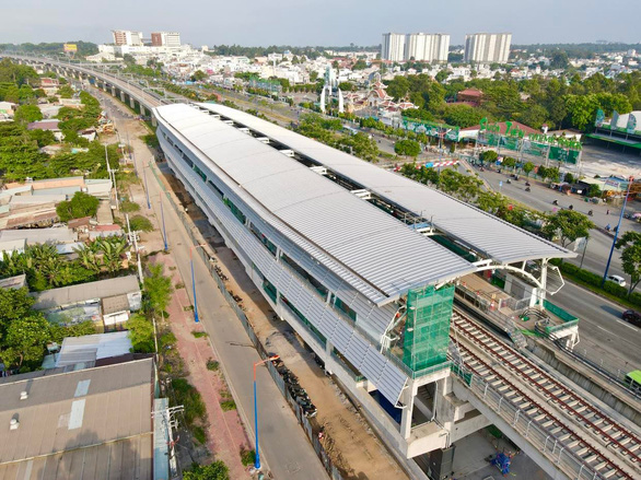 The Suoi Tien Coach Station of Ho Chi Minh City’s first metro line. Photo: T.T.D. / Tuoi Tre