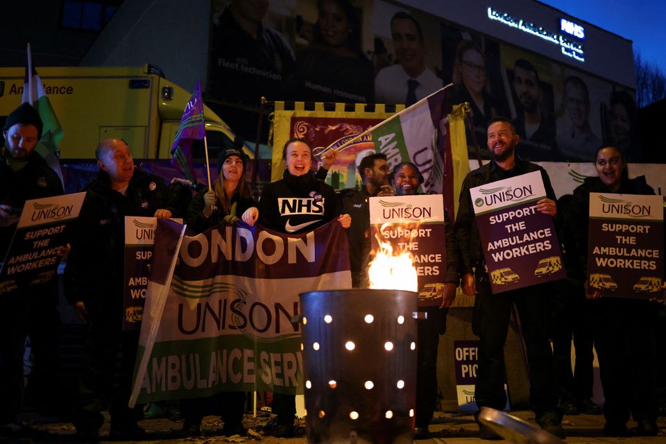 Thousands of UK ambulance staff to stage more strikes in January