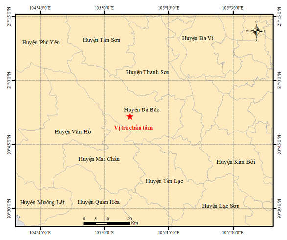 Magnitude-4 earthquake strikes northern Vietnamese province