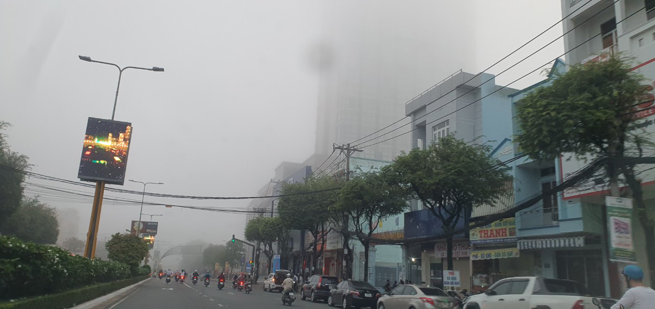 Dense fog envelops Vietnam’s Mekong Delta