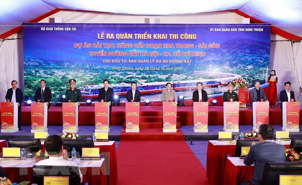 Nha Trang - Saigon railway upgrade project launched