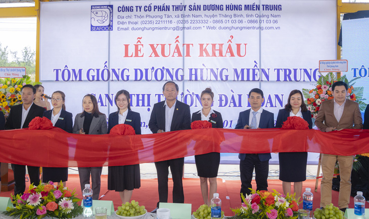 Firm in central Vietnam exports 2mn breeding shrimps to Taiwan