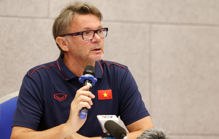 French football manager Philippe Troussier coaches Vietnam national team