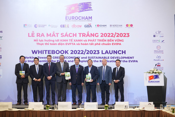 Delegates at the launching ceremony of the EuroCham’s 2022/2023 Whitebook on February 16, 2023. Photo: EuroCham Vietnam