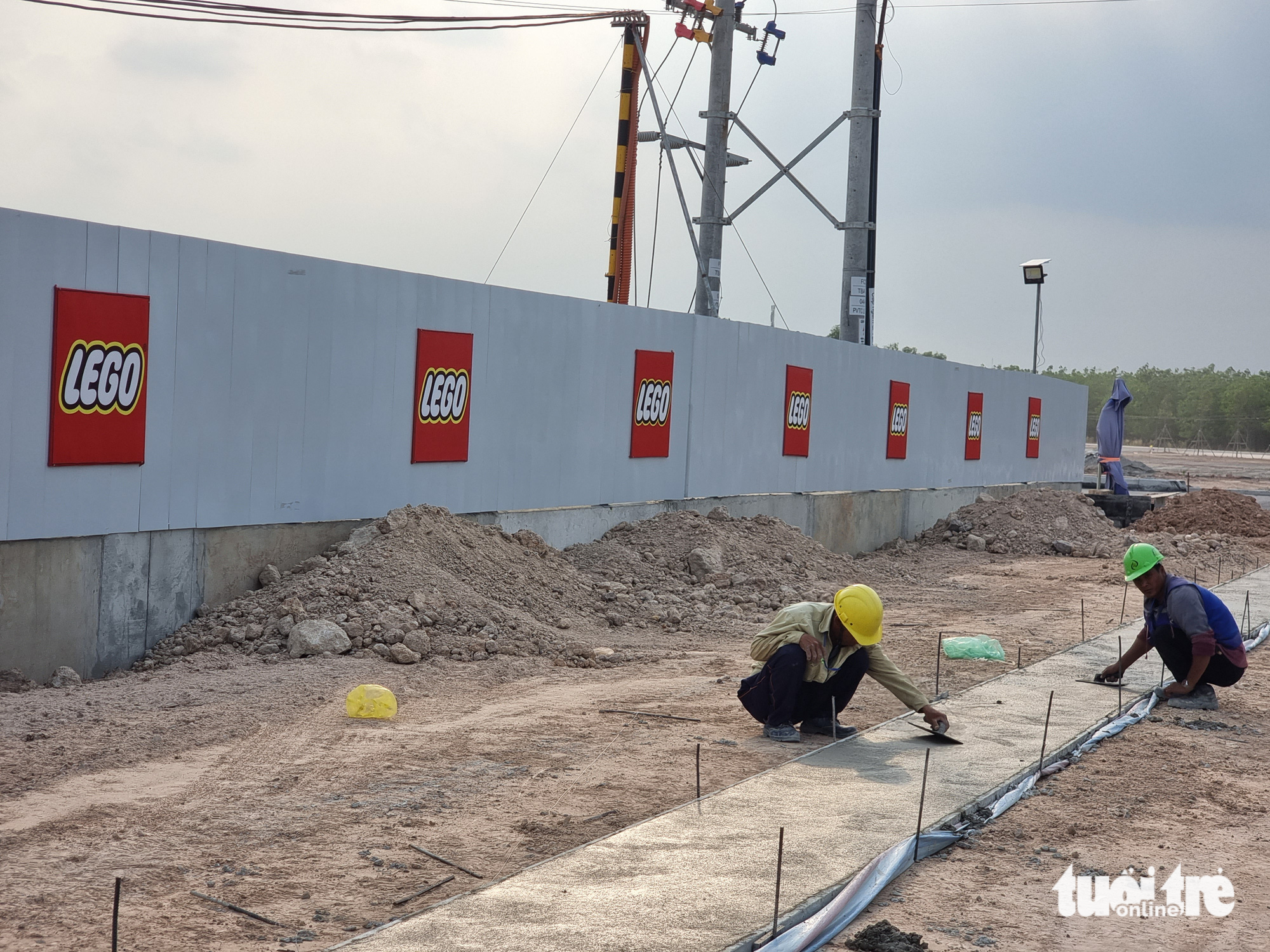 The area where the $1 billion factory of LEGO Group will be built at the Vietnam Singapore Industrial Park 3 in Binh Duong Province, Vietnam. Photo: Ba Son / Tuoi Tre