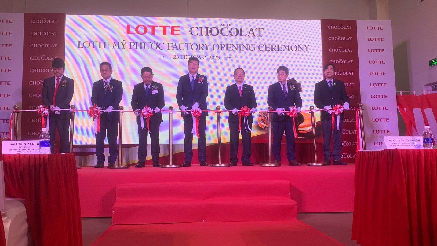 Lotte inaugurates new factory in Vietnam’s Binh Duong province