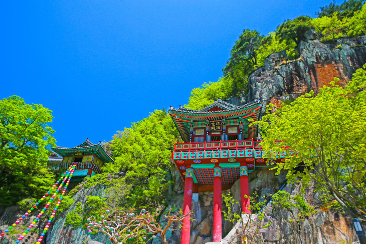 Sasungam Temple in Jeollanam-do Province, South Korea.