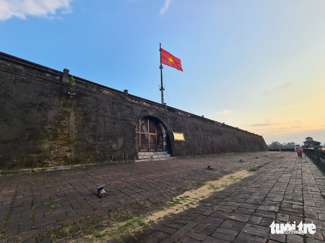 A corner of Ky Dai Hue, or the Hue flag tower area, which was off-limits in the past. Photo: Nhat Linh / Tuoi Tre