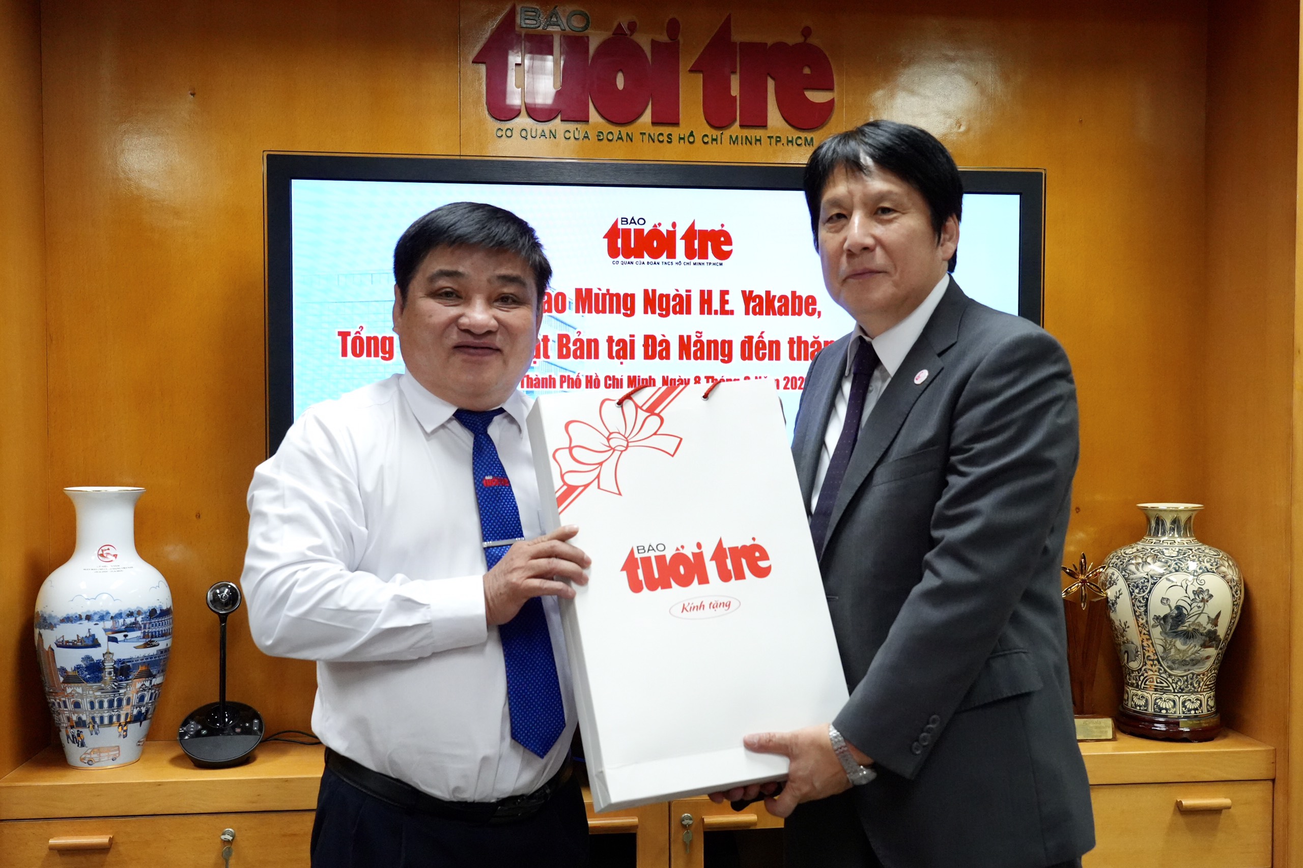 Consul General of Japan in Da Nang visits Tuoi Tre