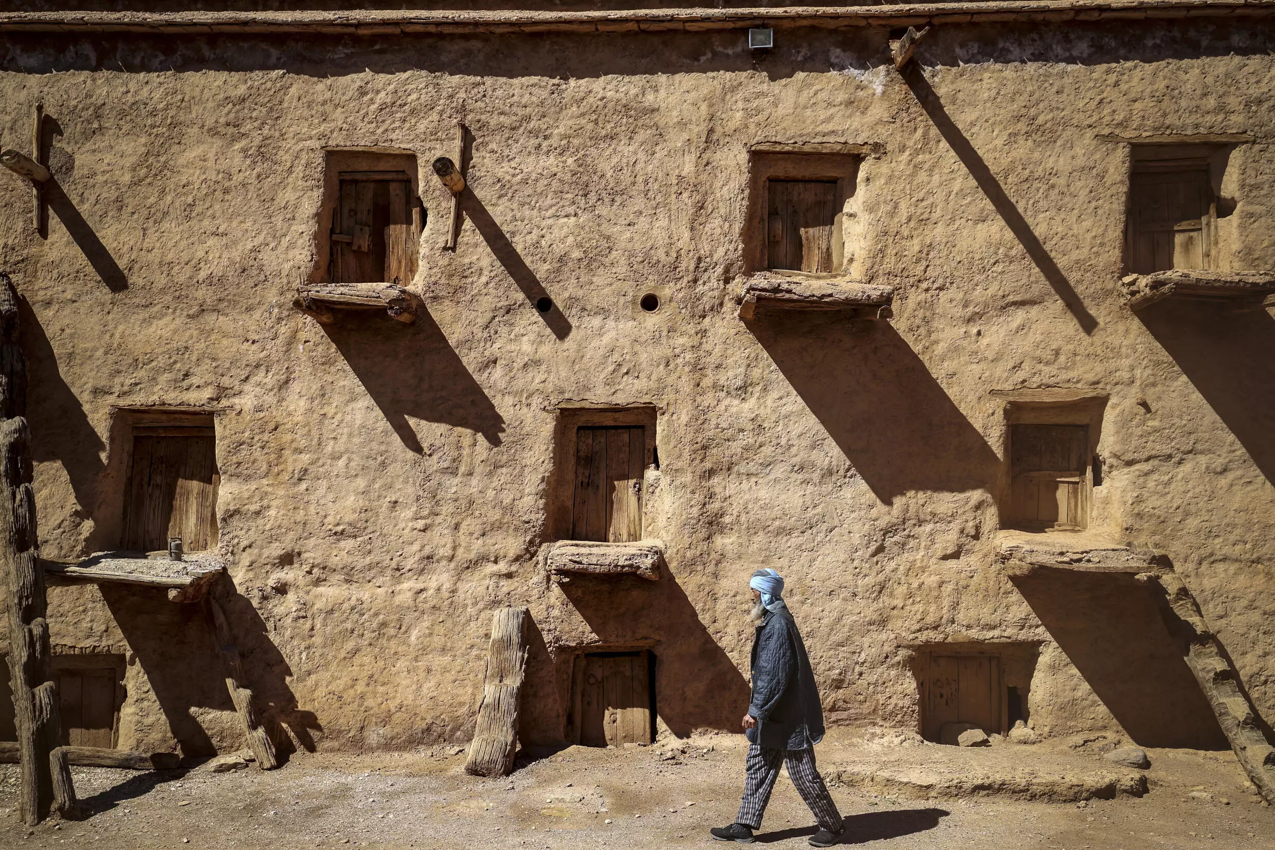 The agadir has stocks of barley, dates and almonds, but it is also used to safeguard documents like marriage and birth certificates and religious texts. Photo: AFP