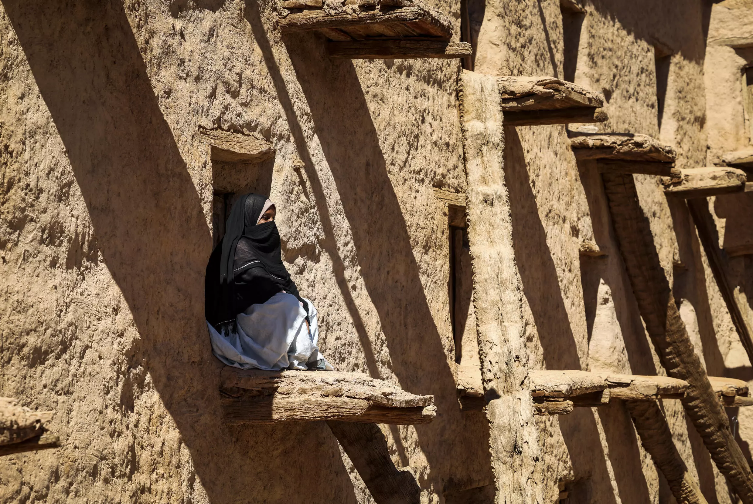 Unwritten laws have kept these granaries sacred and inviolable spaces, not only storing crops to use in drought but also protecting them from attacks. Photo: AFP